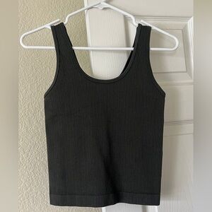 A new day dark green tank